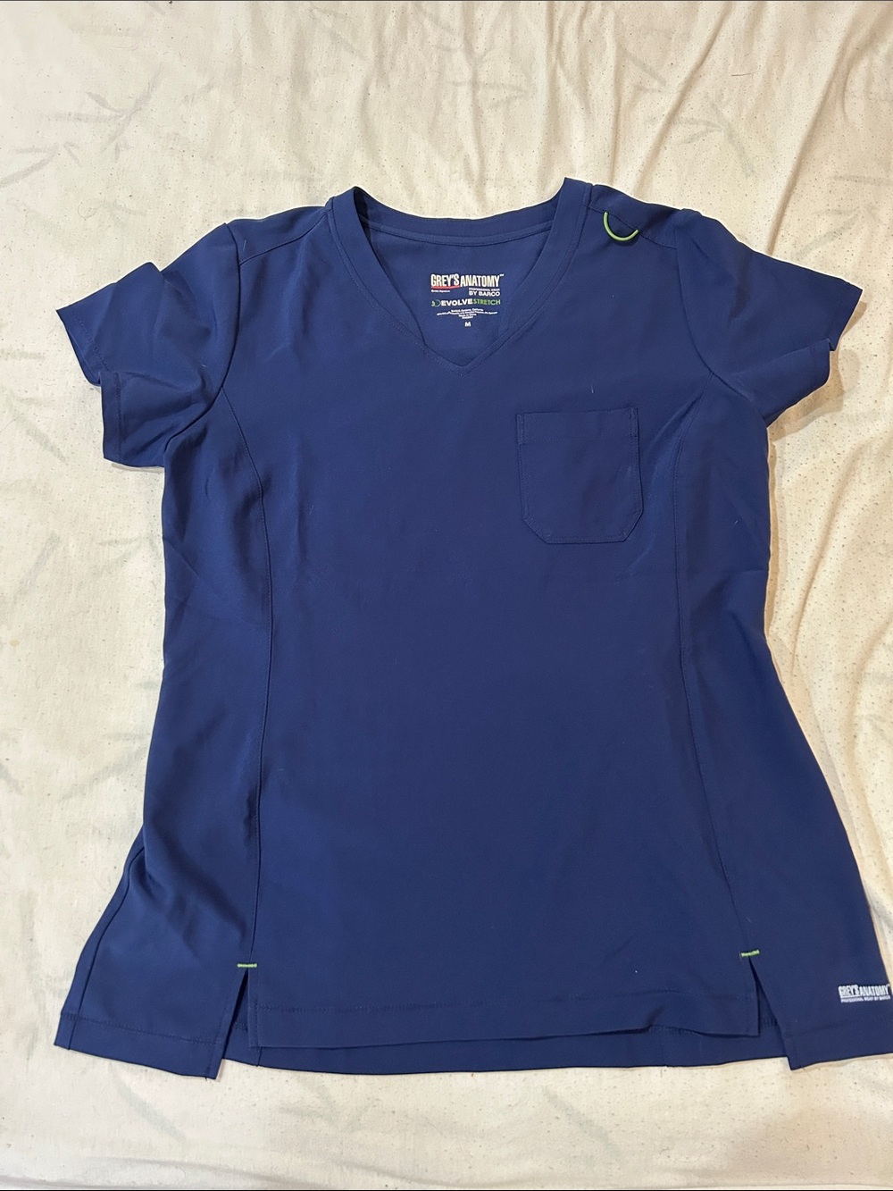 Grey's Anatomy Navy V-Neck Scrub top